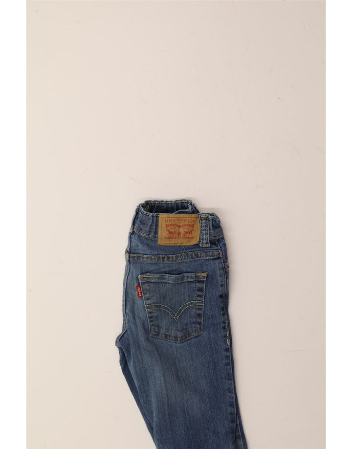 LEVI'S Boys 511 Slim Jeans 4-5 Years W22 L18 Blue Cotton Vintage Levi's and Second-Hand Levi's from Messina Hembry 