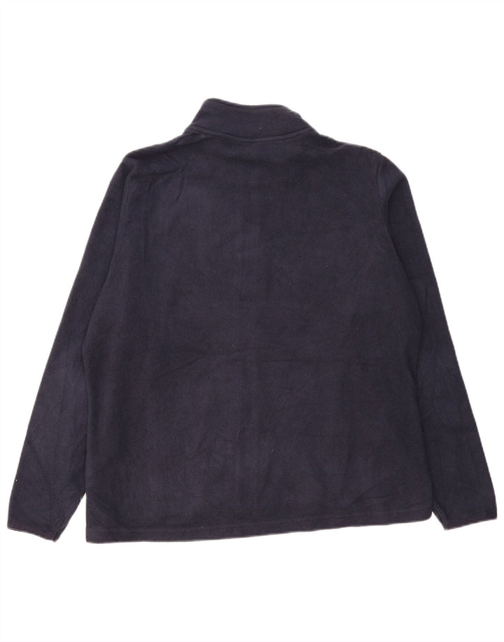Damski sweter polarowy Marks & Spencer UK 18 XL, granatowy, poliester