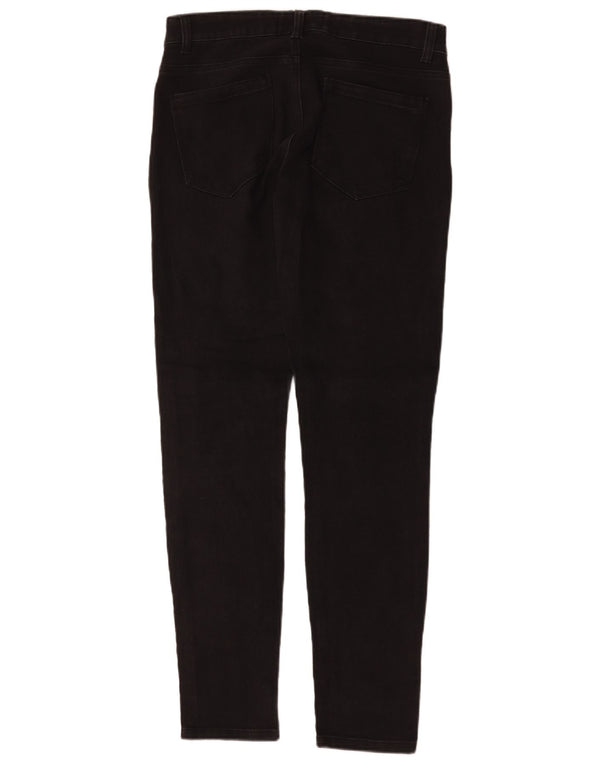Damskie jeansy skinny Zara UK 14 Large W32 L31 Czarna bawełna