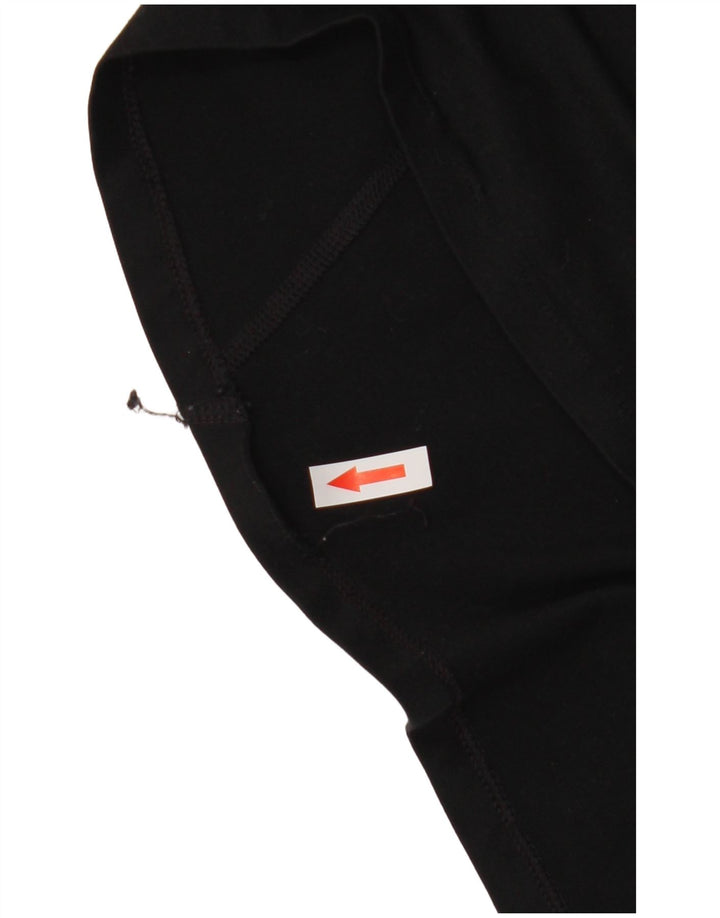 Męski dres Nike Dri Fit z zamkiem błyskawicznym na szyi, średni czarny poliester
