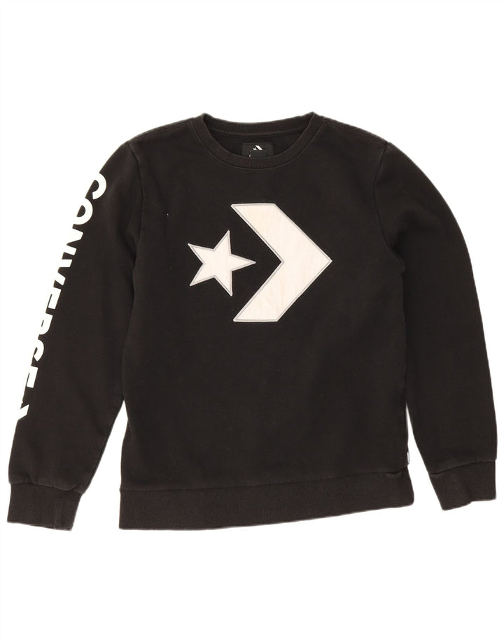 Chłopięcy sweter z grafiką Converse 13-14 lat XL, czarny
