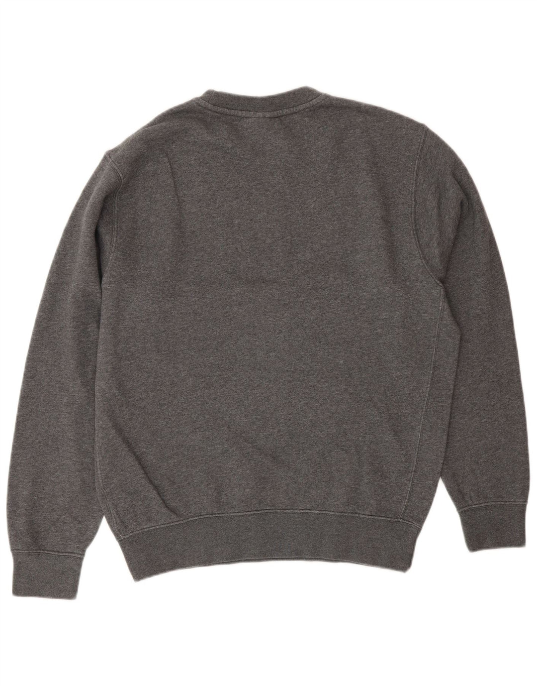 Męski sweter z grafiką Nike, mały, szary, bawełniany