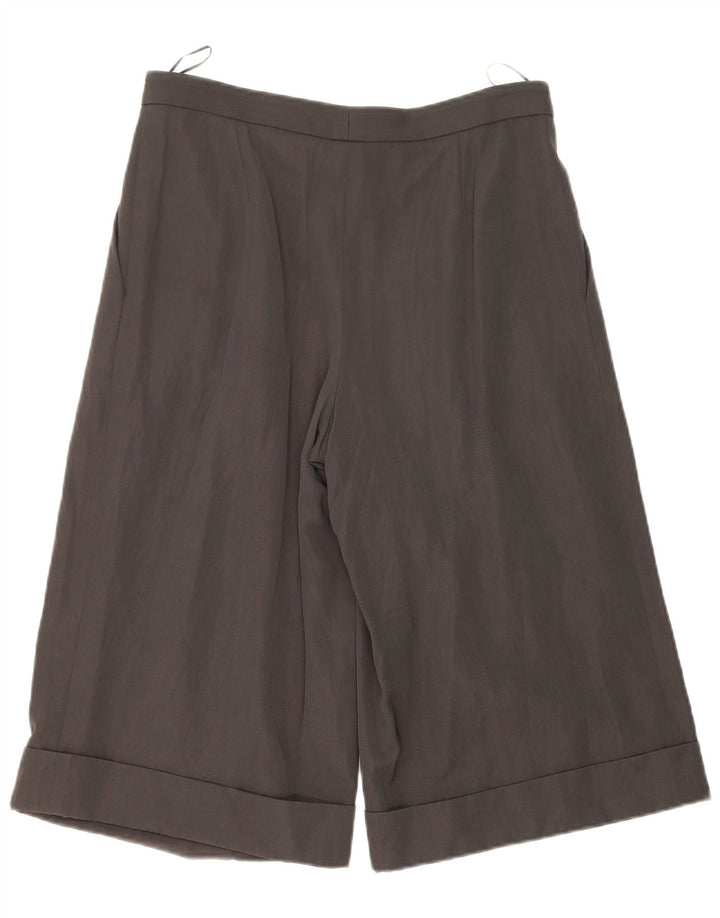 Damskie szorty Lanvin Pegged Bermudy EU 42 Large W34 Szara wełna