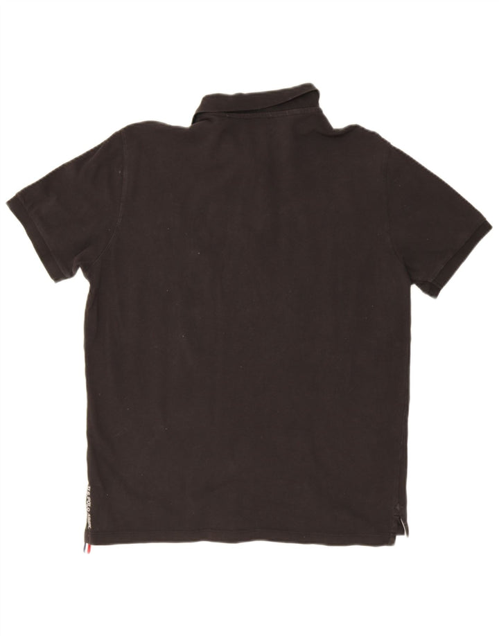 US Polo Assn. Męska koszulka polo duża czarna