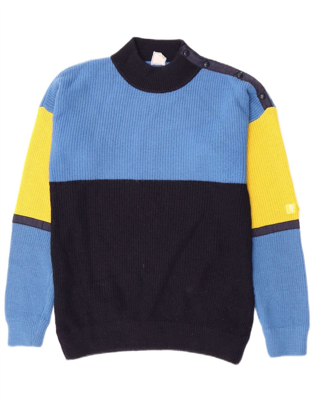 Męski sweter z golfem Marina Yachting EU 38 Medium Blue Nautical