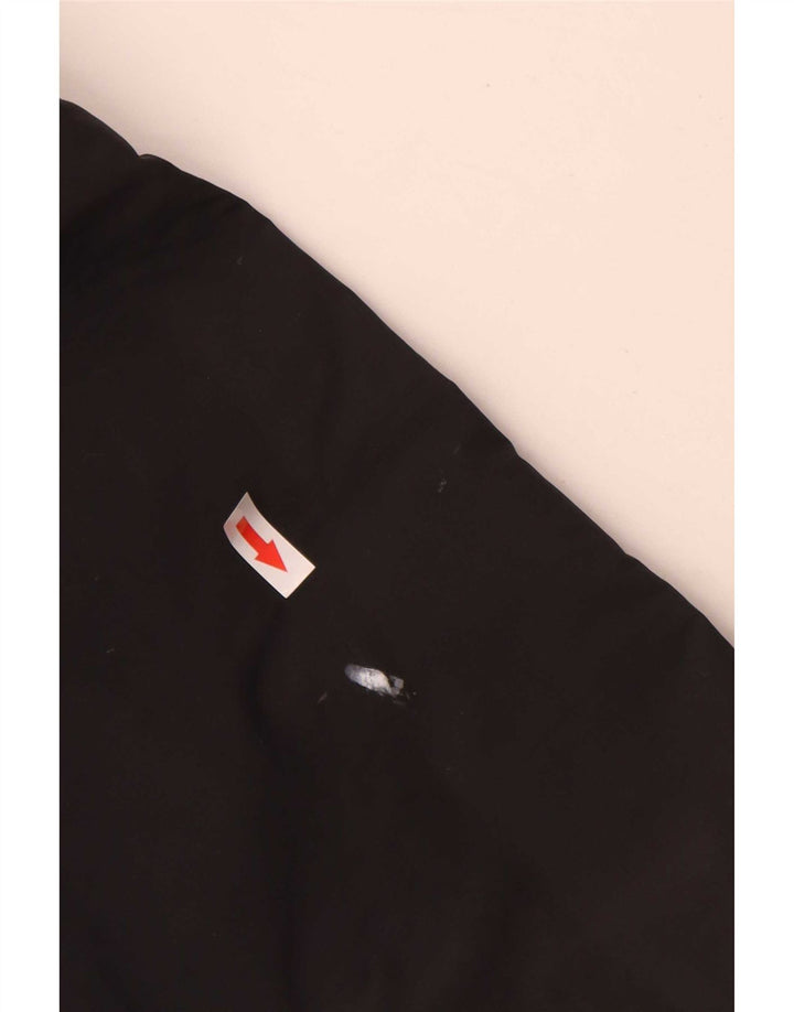 Męska ocieplana kurtka z kapturem Fred Perry UK 40, duża, czarna, poliester