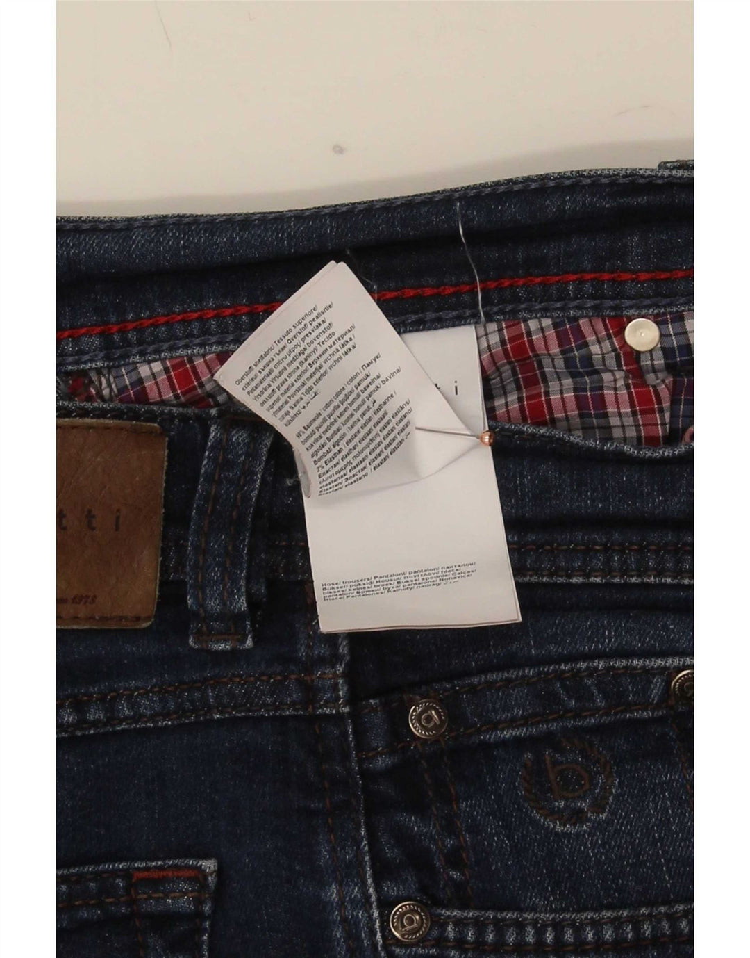 Bugatti Męskie Nevada Straight Jeans W36 L32 Granatowa Bawełna