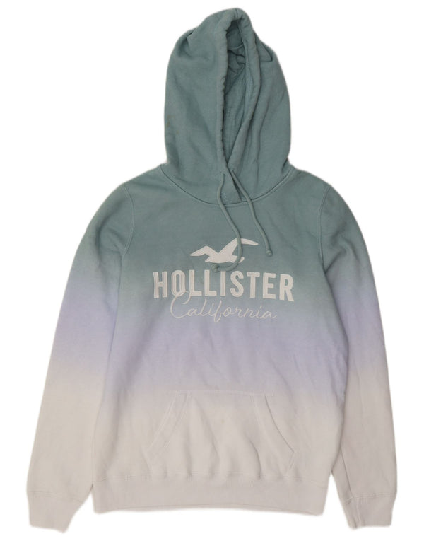 Damska bluza z kapturem Hollister UK 14, bawełna w kolorze średniej szarości