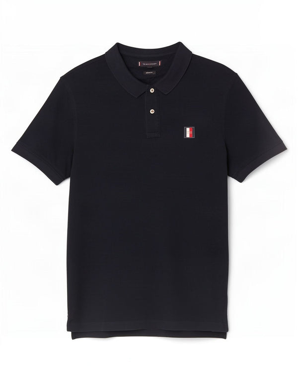 Męska koszulka polo Tommy Hilfiger o regularnym kroju XL, granatowa, bawełniana