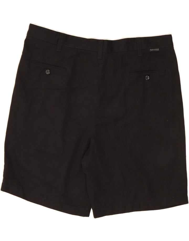 DOCKERS Mens Pegged Chino Shorts W40 XL Black Polyester Vintage Dockers and Second-Hand Dockers from Messina Hembry 