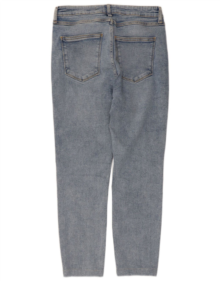 Dżinsy damskie Zara Cropped EU 42 Large W32 L24 Niebieskie