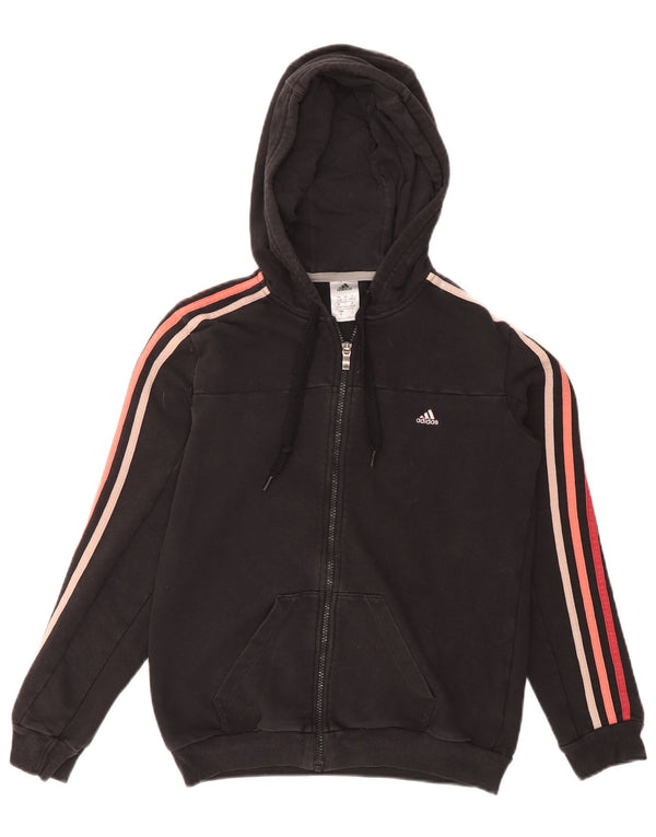 Adidas Damski sweter Climalite Loose Fit Zip Hoodie Sweter UK 8/10 Small Black