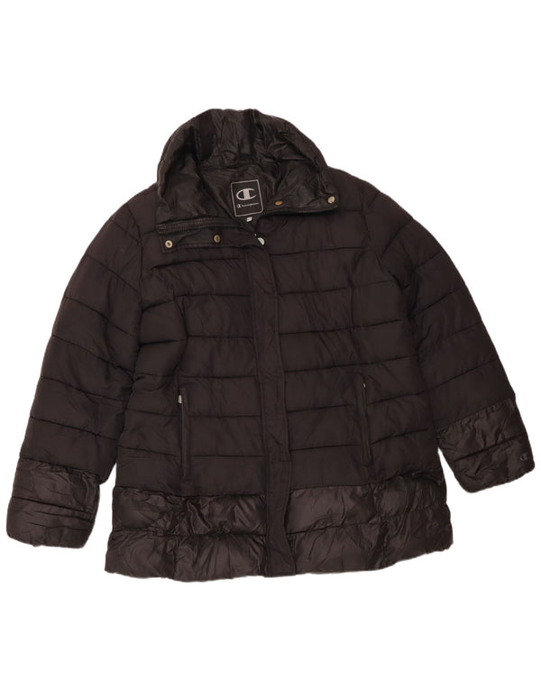 Damska ocieplana kurtka Champion IT 52 2XL Czarny poliester