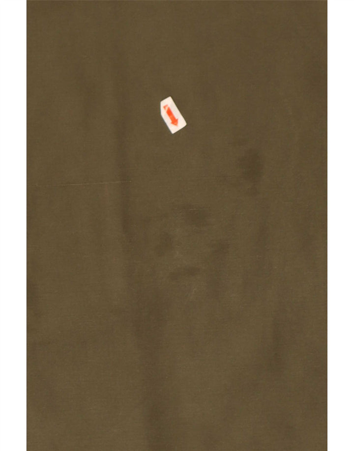 Męska koszula wojskowa w stylu vintage, średnia khaki