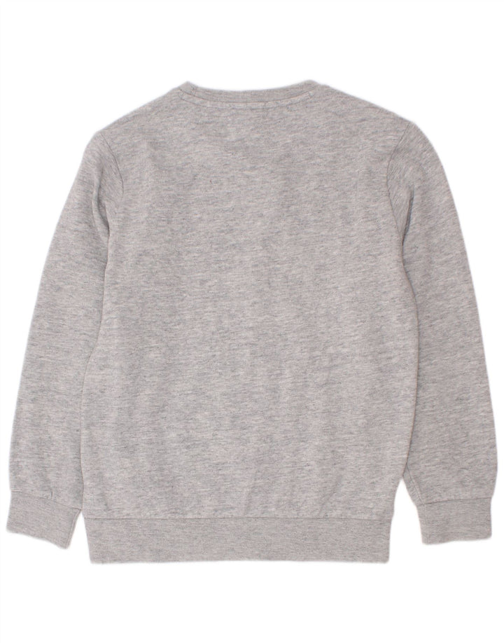 Chłopięcy sweter z grafiką Champion, 9-10 lat, średni szary, nakrapiany