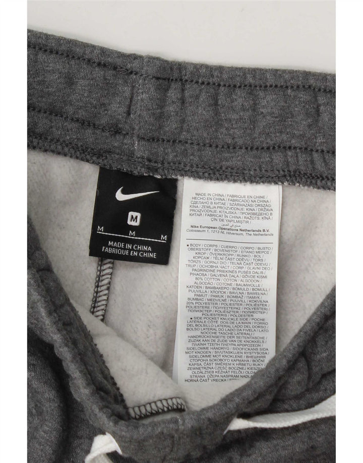 Męskie spodenki sportowe Nike, średnioszare, bawełniane w cętki