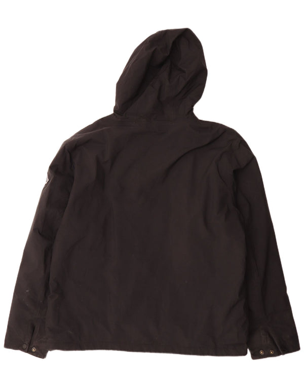 Męska kurtka wiatrówka z kapturem Henri Lloyd UK 42 XL, czarny nylon