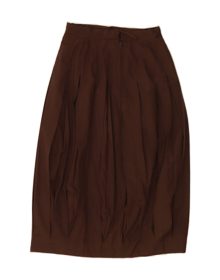 VINTAGE Womens Pencil Skirt W22 2XS Brown Vintage Vintage and Second-Hand Vintage from Messina Hembry 