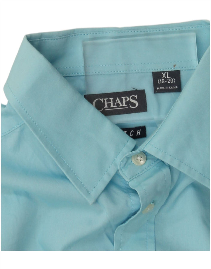 Koszula chłopięca Chaps 15-16 lat XL, niebieska bawełniana