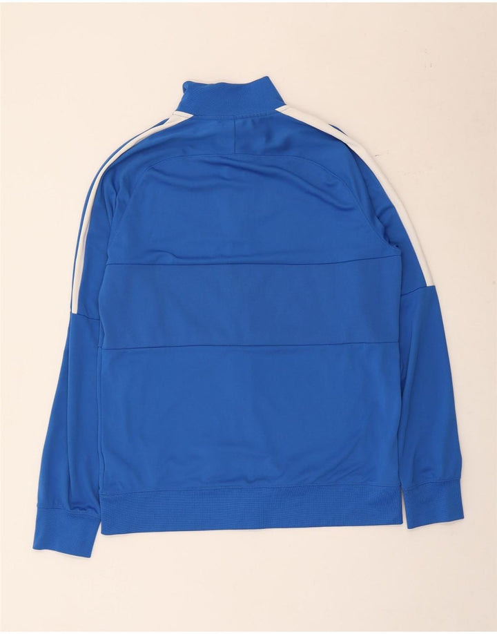 Męska kurtka dresowa Nike Dri Fit, duży niebieski poliester z blokami kolorów