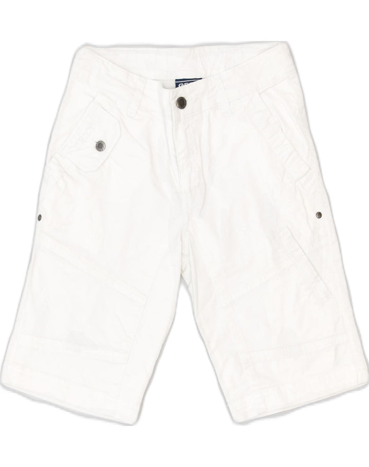 GEOX Boys Casual Shorts 5-6 Years W24 White Cotton | Vintage Geox | Thrift | Second-Hand Geox | Used Clothing | Messina Hembry 