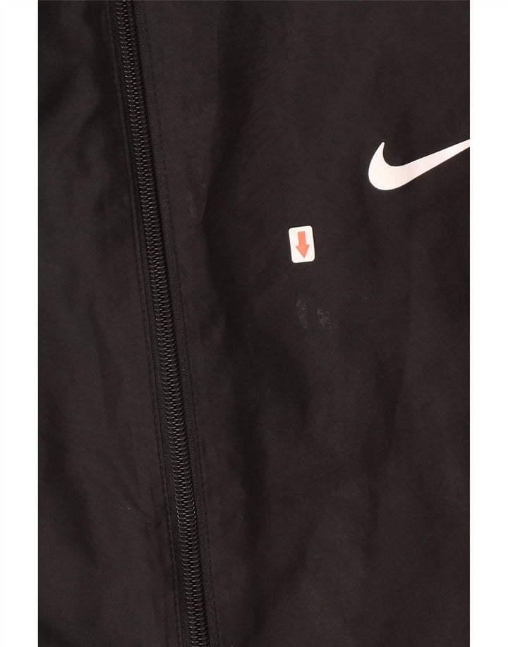 Męska kurtka dresowa Nike XL, czarny, poliester z blokami kolorów