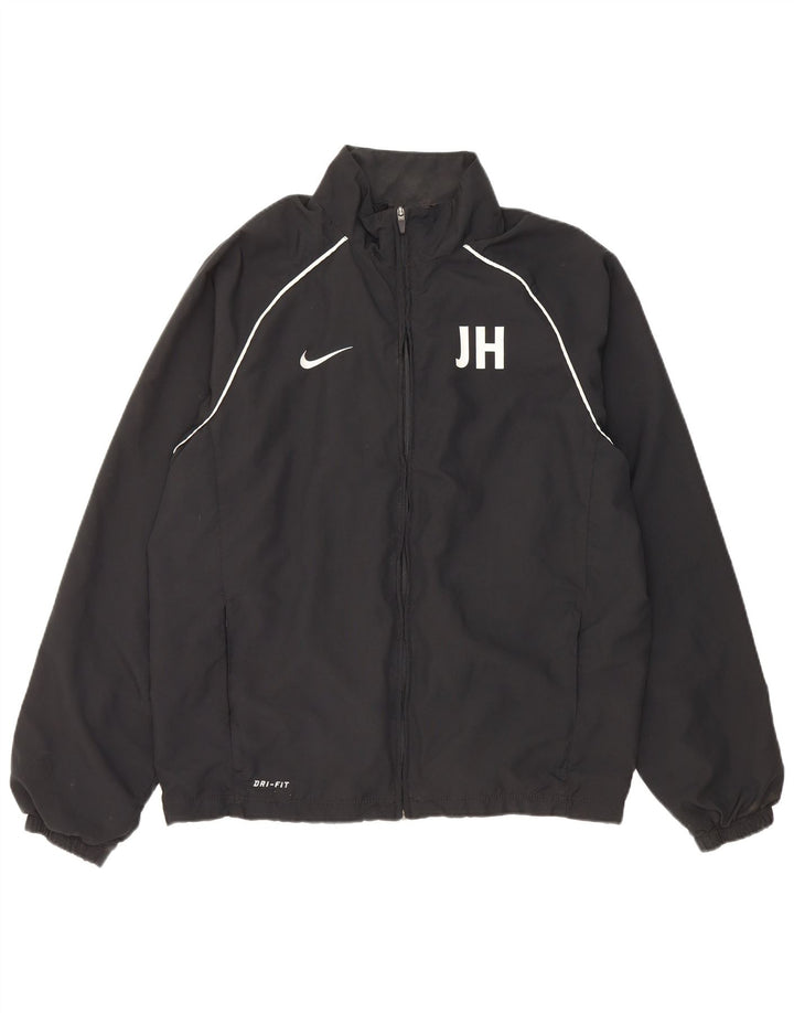 Męska kurtka dresowa Nike Dri Fit, duża, czarna, poliestrowa