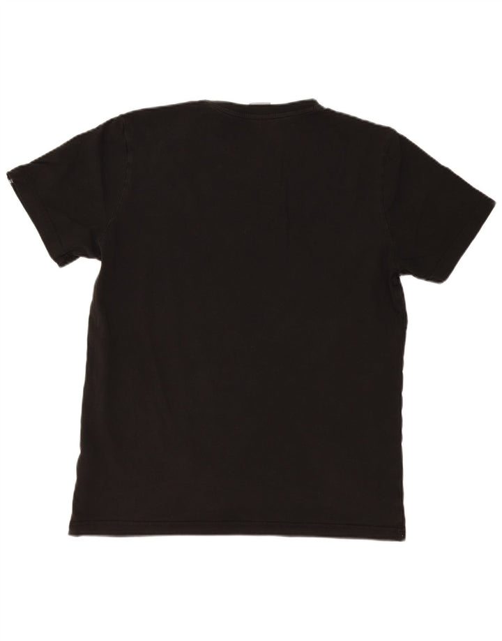 Męski T-shirt z grafiką Puma, duży, czarny, bawełniany