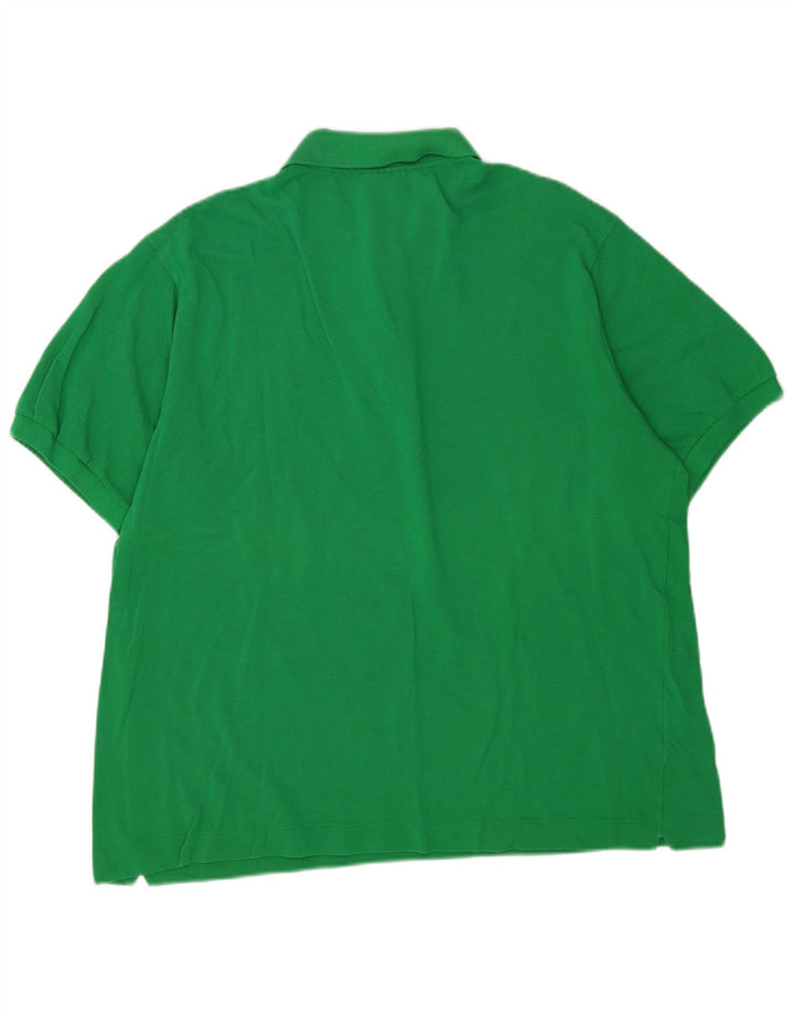 Męska koszulka polo Lacoste, rozmiar 7, 2XL, zielona bawełna