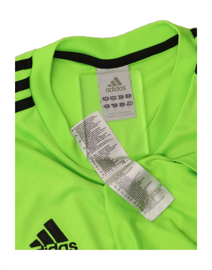ADIDAS Mens Climalite T-Shirt Top Small Green Polyester Vintage Adidas and Second-Hand Adidas from Messina Hembry 