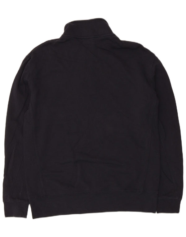 Damski sweter Zara z zamkiem błyskawicznym UK 14, średni granatowy, bawełniany