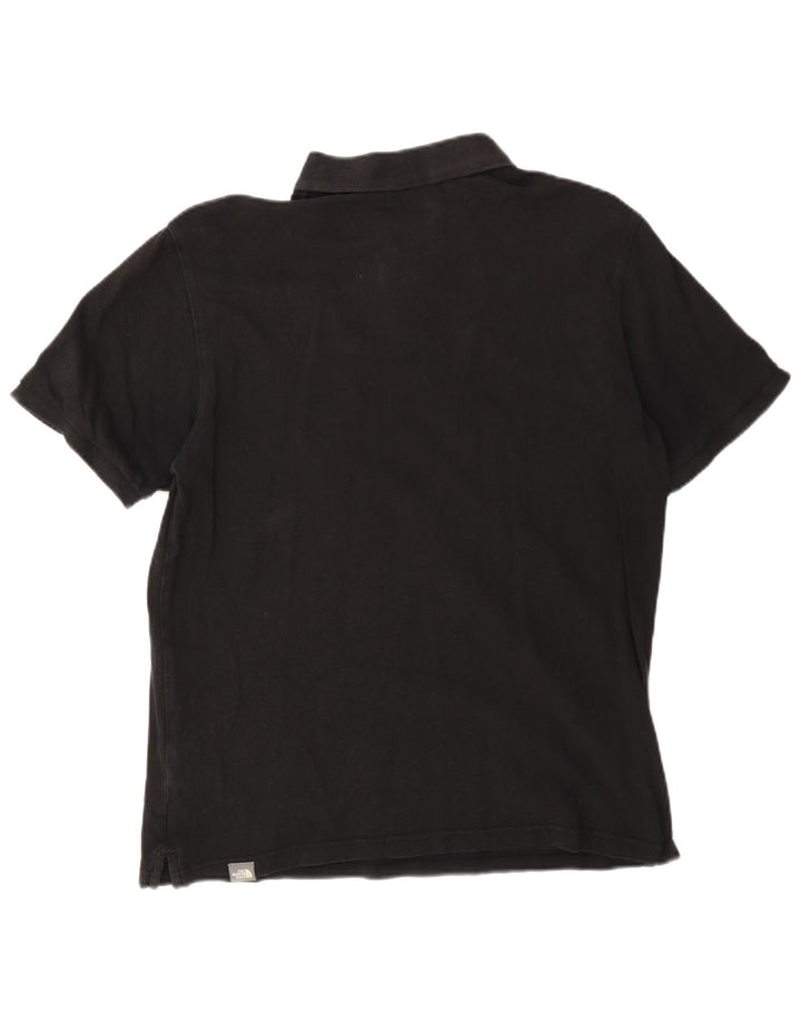Męska koszulka polo The North Face, średnia czarna, bawełniana