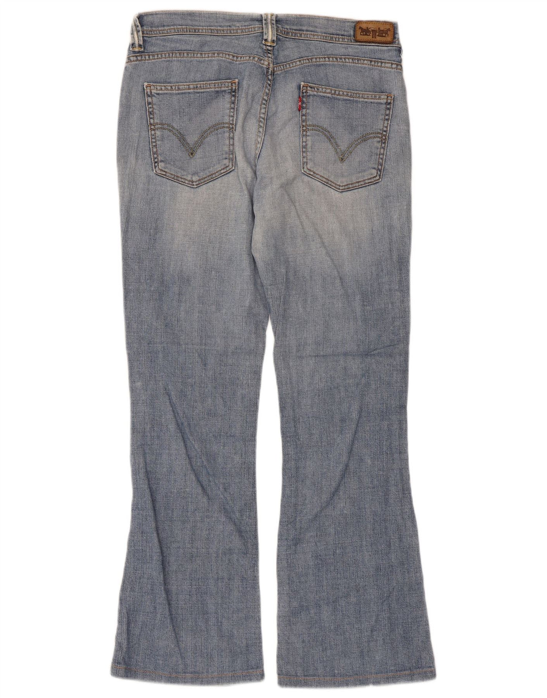 Damskie jeansy rozkloszowane Levi's W32 L30 Niebieskie bawełniane