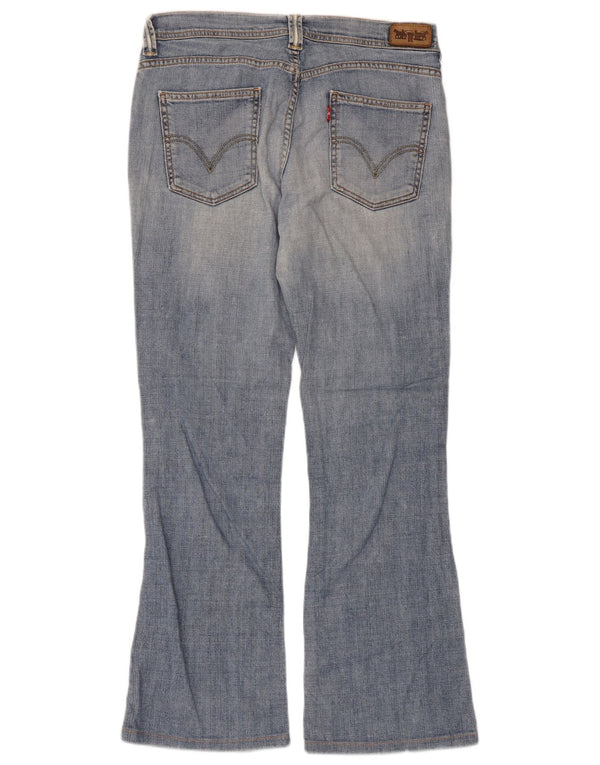 Damskie jeansy rozkloszowane Levi's W32 L30 Niebieskie bawełniane