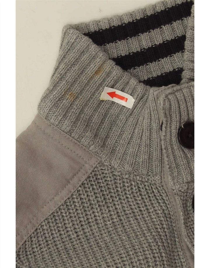 Męski sweter Timberland Earthkeepers Slim Fit, zapinany na zamek, średnio szary