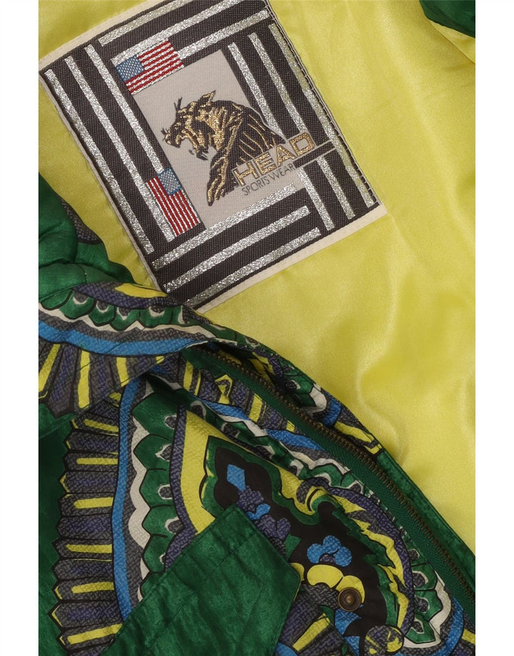 Męska kurtka Anorak HEAD Graphic UK 40, duża, zielona paisley