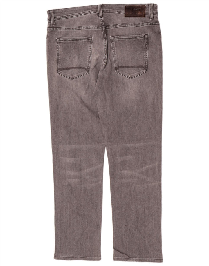 Męskie jeansy Timberland Regular Straight W34 L30 Szara bawełna