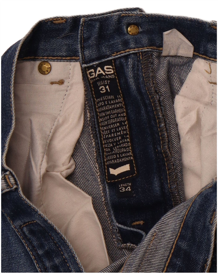 Damskie jeansy Bootcut GAS W31 L28 Niebieskie