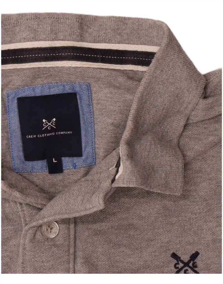 Męska koszulka polo Crew Clothing, duża, szara, bawełniana