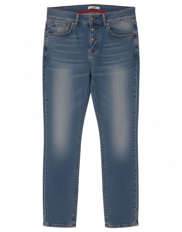 Damskie jeansy Liu Jo W30 L29 Niebieskie