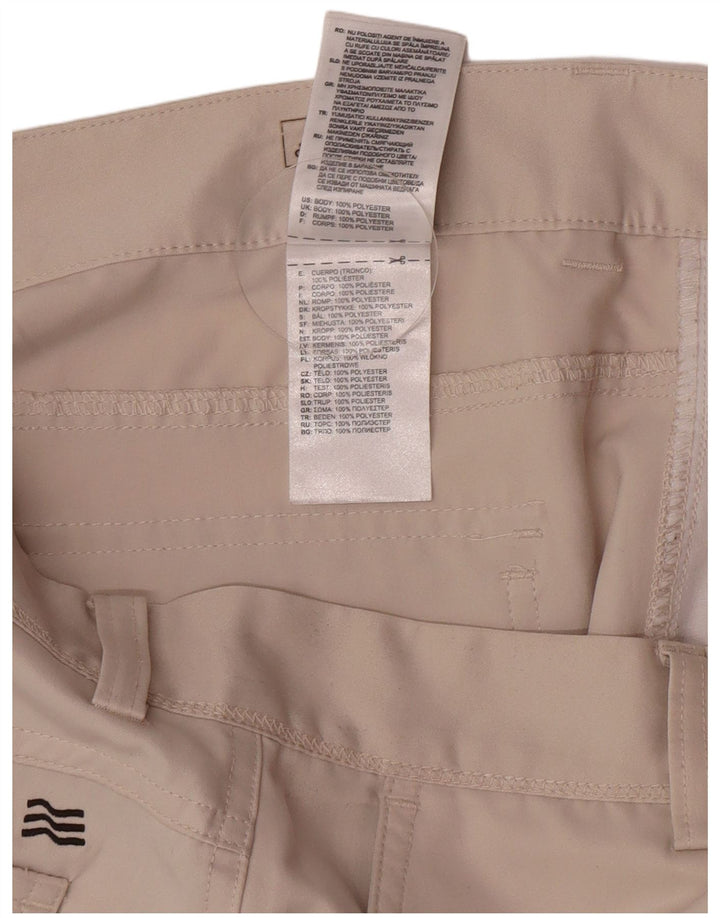 Adidas Męskie Proste Spodnie Chino W32 L30 Beżowy Poliester