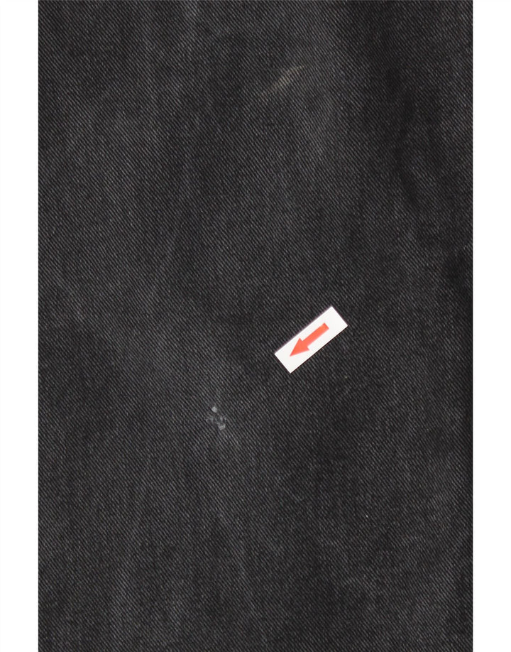 Męskie proste dżinsy Diesel W38 L31 Szara bawełna