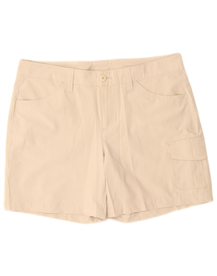 Damskie spodenki bojówki Eddie Bauer US 8 Medium W30 Beżowy poliester