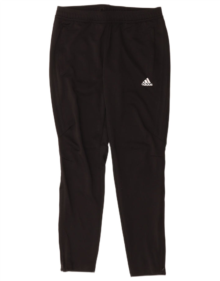 Damskie spodnie dresowe Adidas UK 12/14 Średni czarny poliester