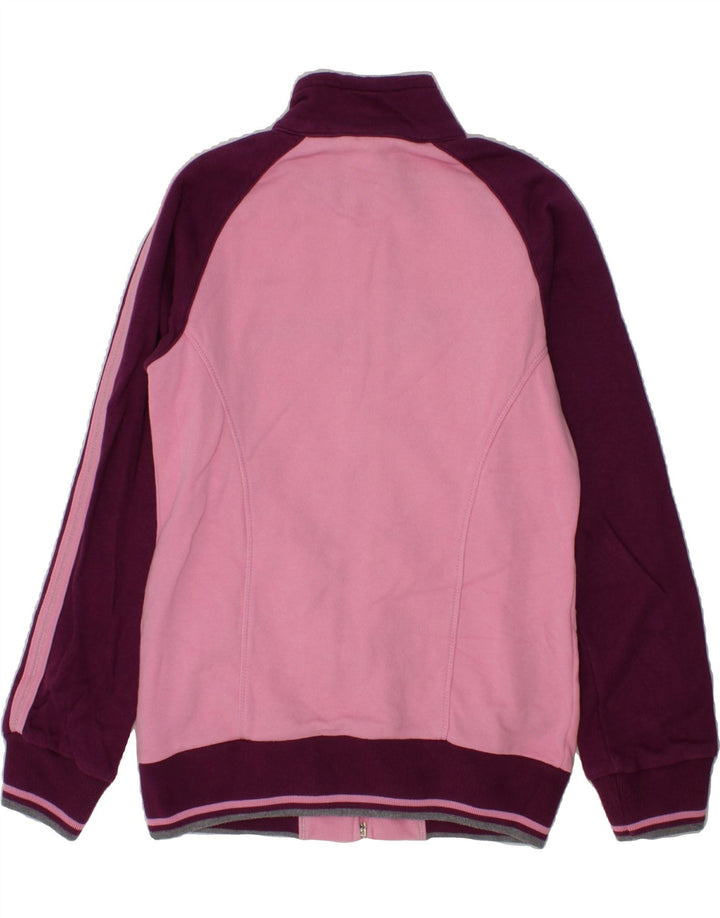 CHAMPION Girls Tracksuit Top Jacket 9-10 Years Medium  Pink Colourblock Vintage Champion and Second-Hand Champion from Messina Hembry 