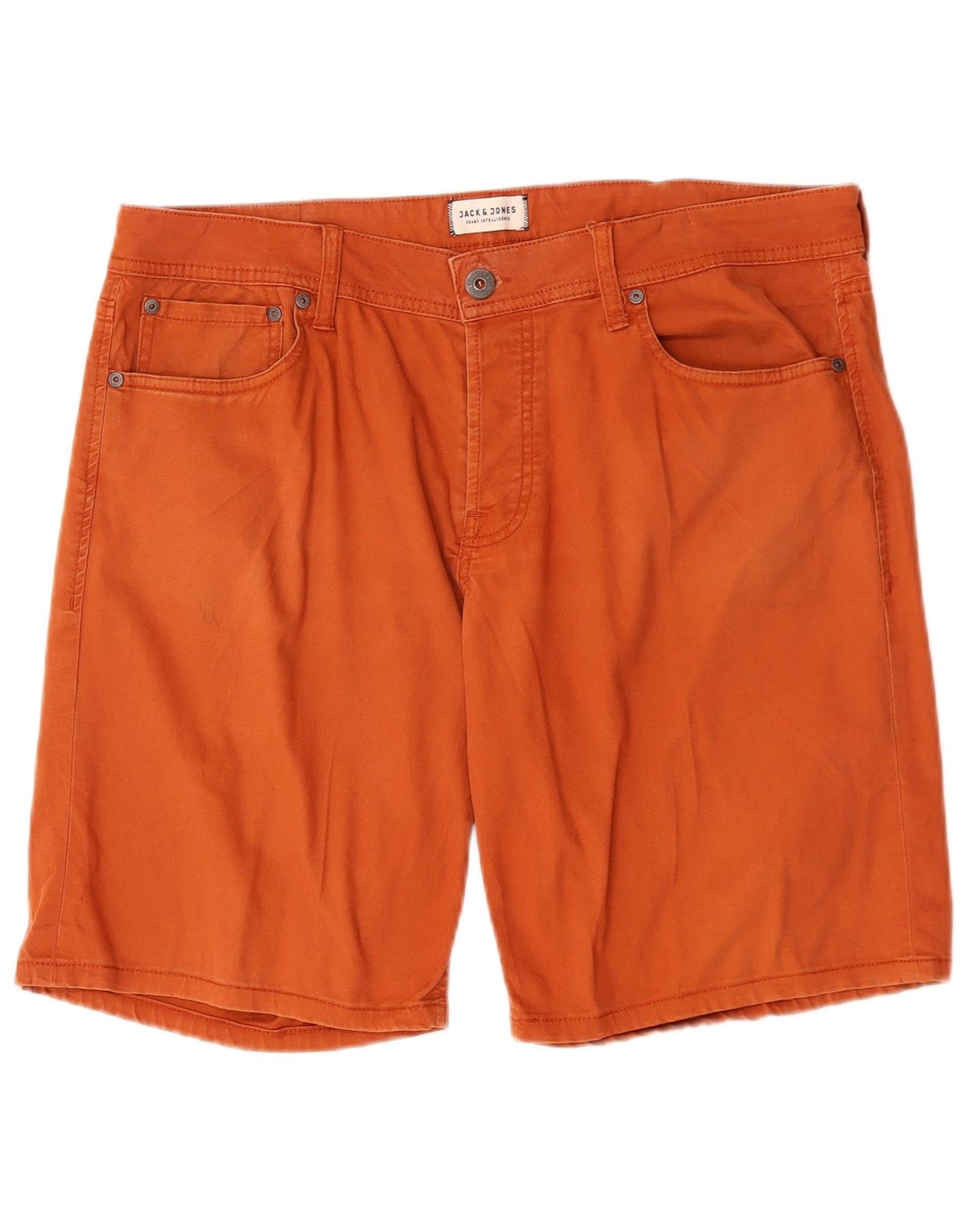 Męskie spodenki codzienne Jack & Jones W38 XL pomarańczowe