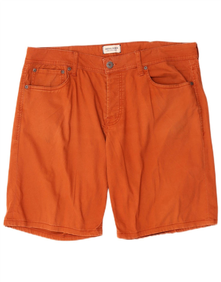 Męskie spodenki codzienne Jack & Jones W38 XL pomarańczowe