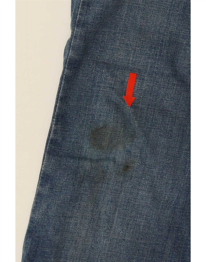 Damskie jeansy Topshop Jamie Flared W28 L30 Granatowe