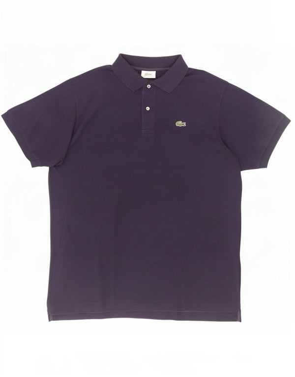 Męska koszulka polo Lacoste, rozmiar 6, XL, granatowa, bawełniana