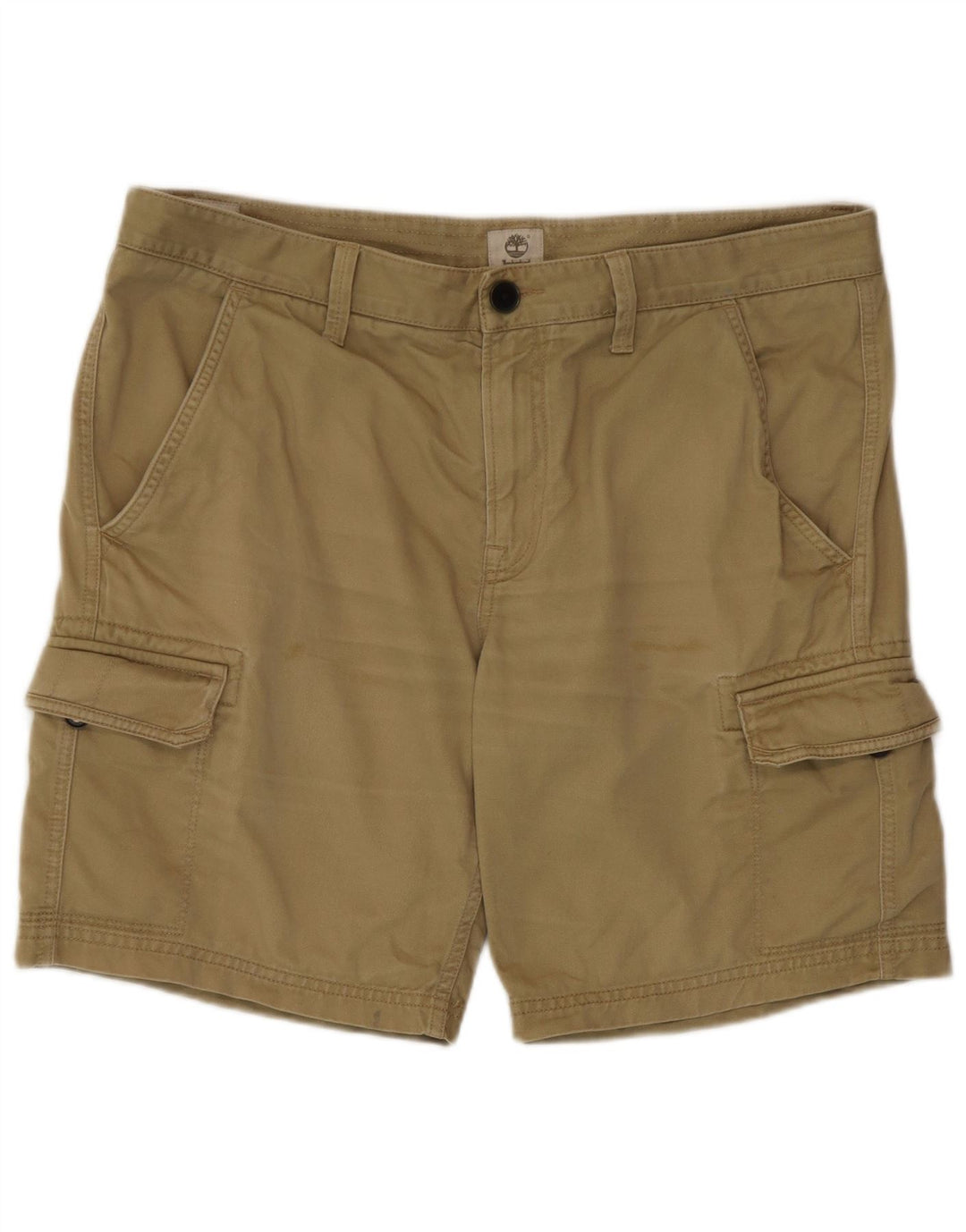 Męskie spodenki cargo Timberland W36, duże, bawełniane w kolorze khaki